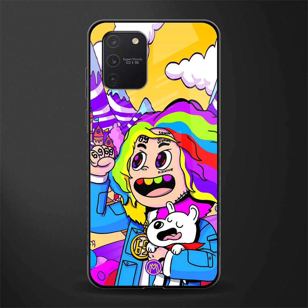 tekashi 6ix9ine glass case for samsung galaxy a91 image