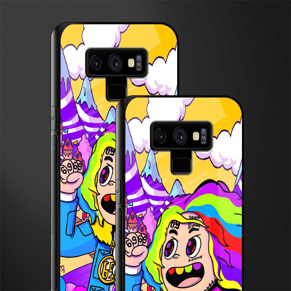 tekashi 6ix9ine glass case for samsung galaxy note 9 image-2