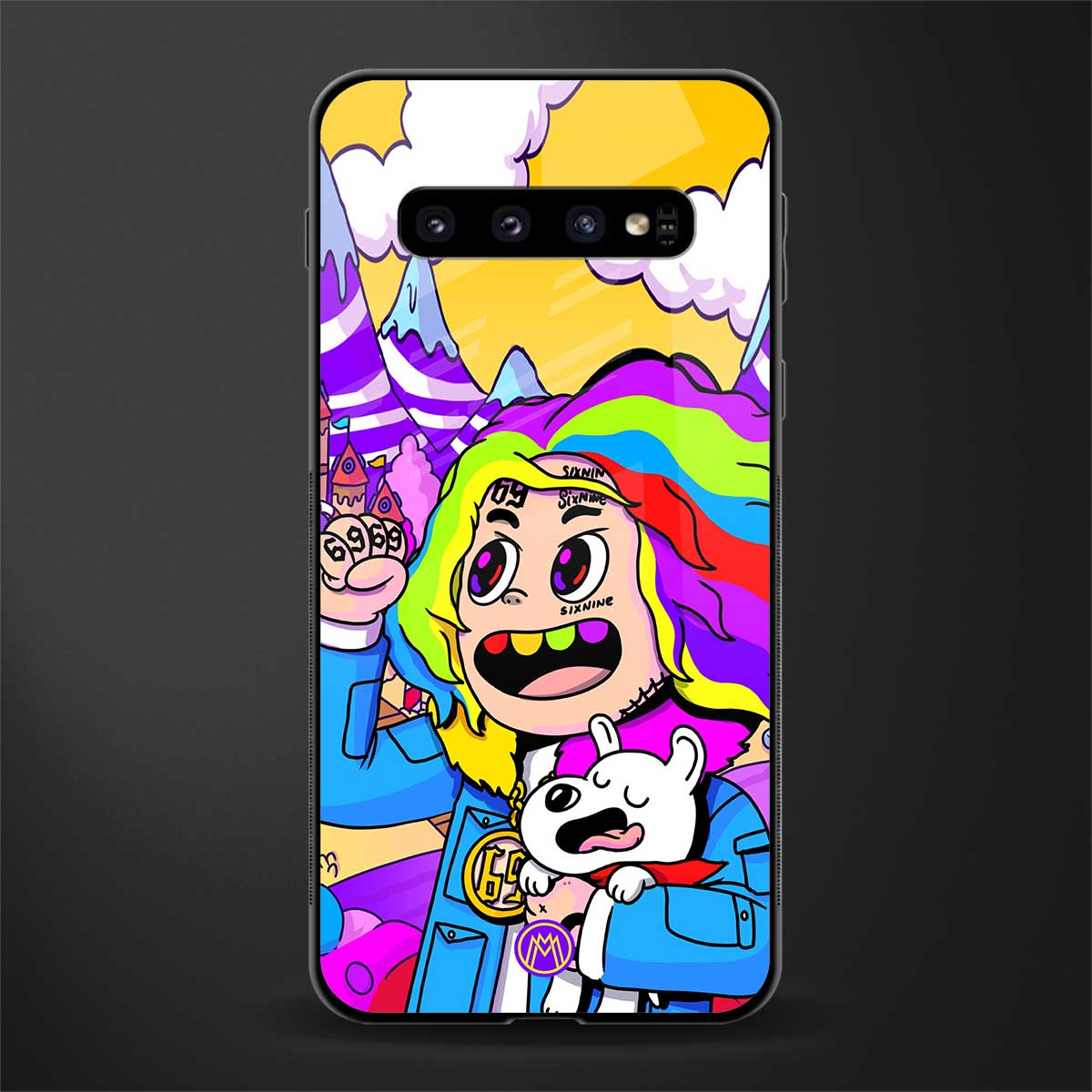 tekashi 6ix9ine glass case for samsung galaxy s10 plus image
