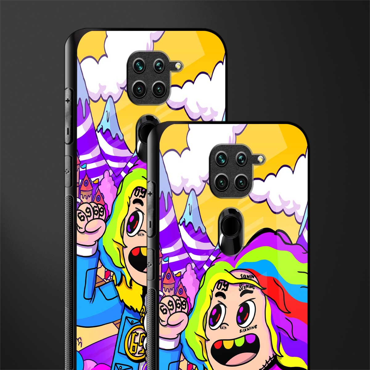 tekashi 6ix9ine glass case for redmi note 9 image-2