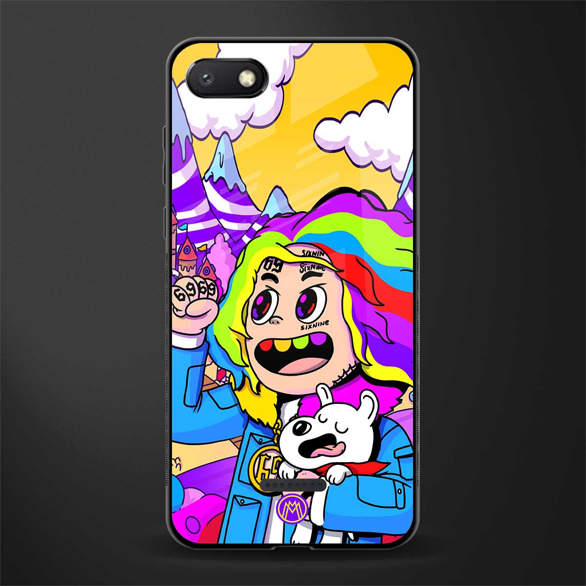 tekashi 6ix9ine glass case for redmi 6a image