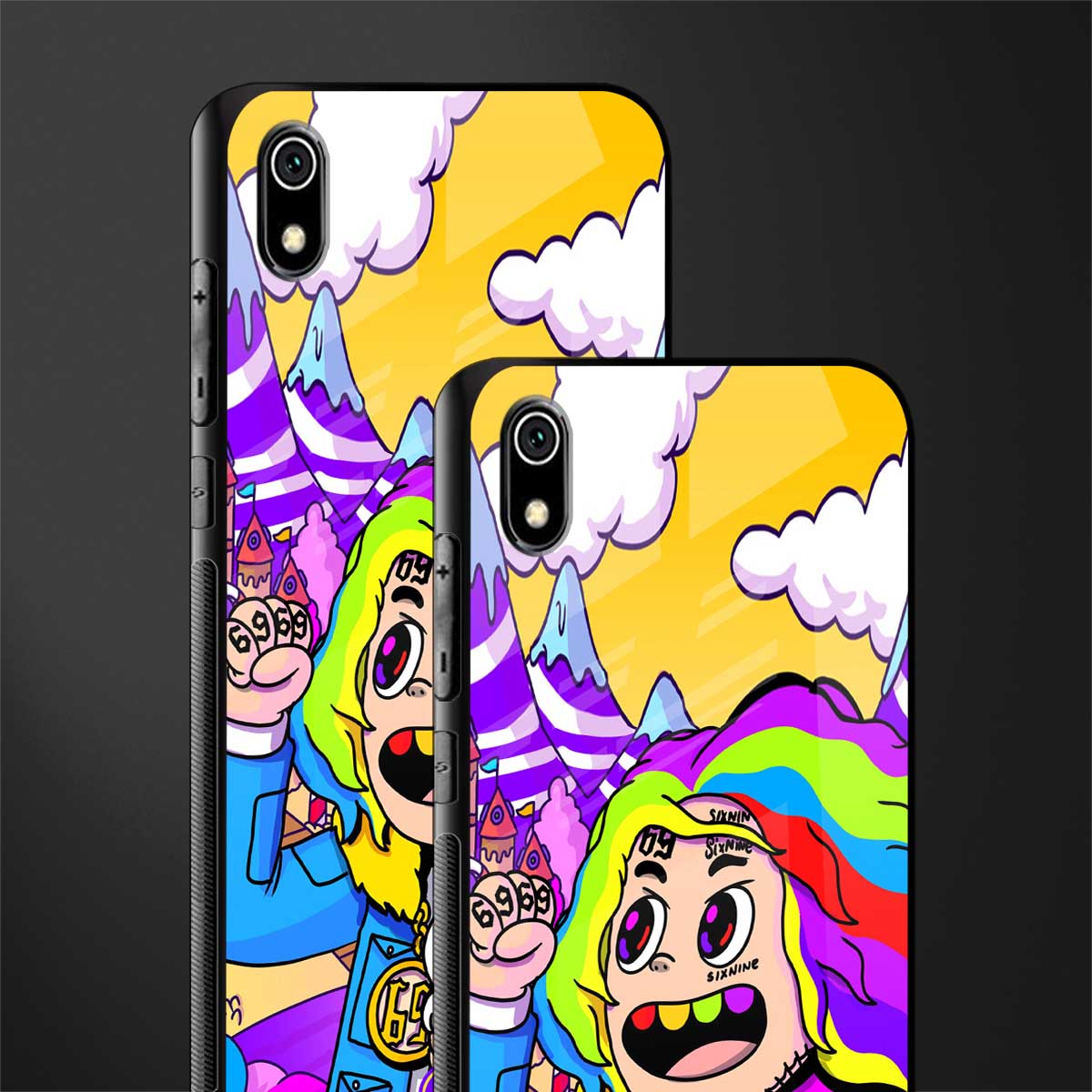 tekashi 6ix9ine glass case for redmi 7a image-2