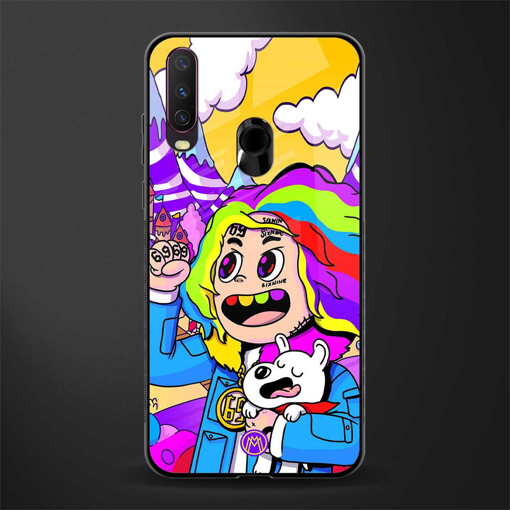 tekashi 6ix9ine glass case for vivo y17 image