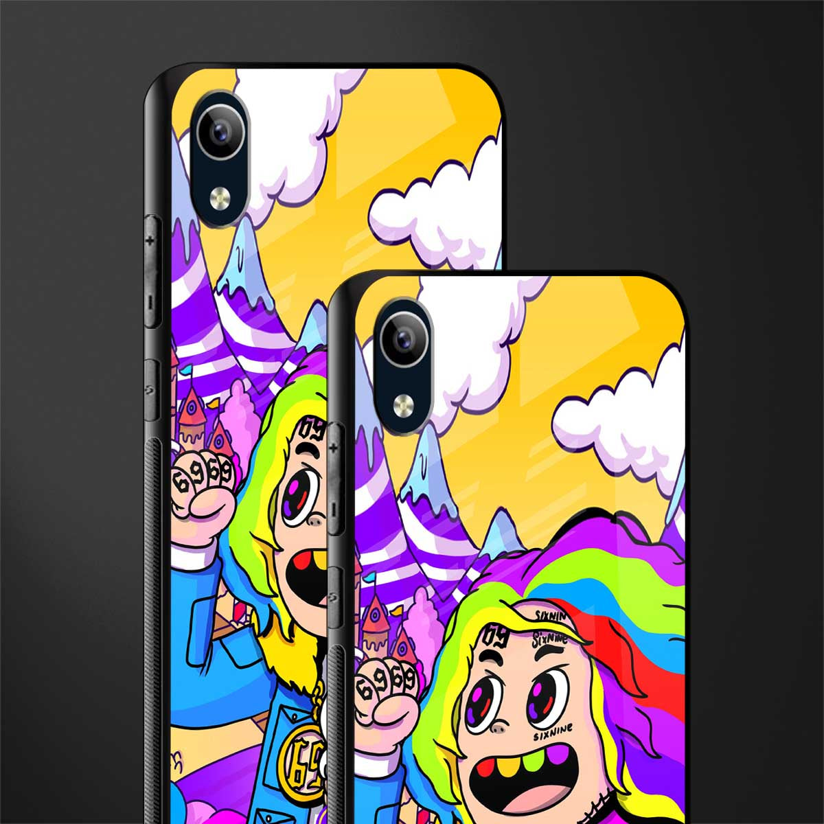 tekashi 6ix9ine glass case for vivo y91i image-2