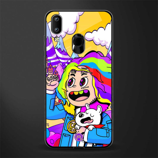 tekashi 6ix9ine glass case for vivo y91 image