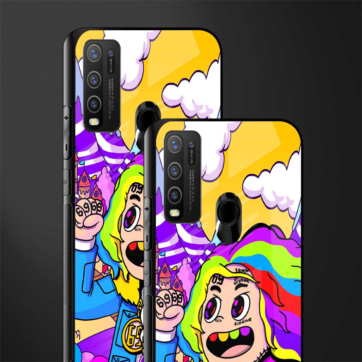 tekashi 6ix9ine glass case for vivo y30 image-2