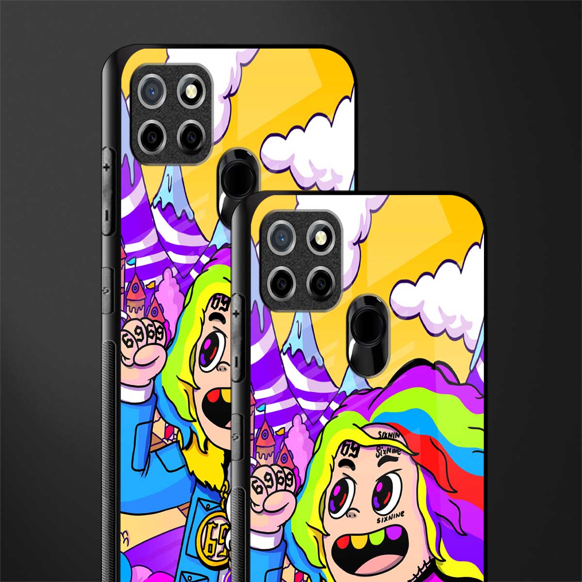 tekashi 6ix9ine glass case for realme narzo 30a image-2