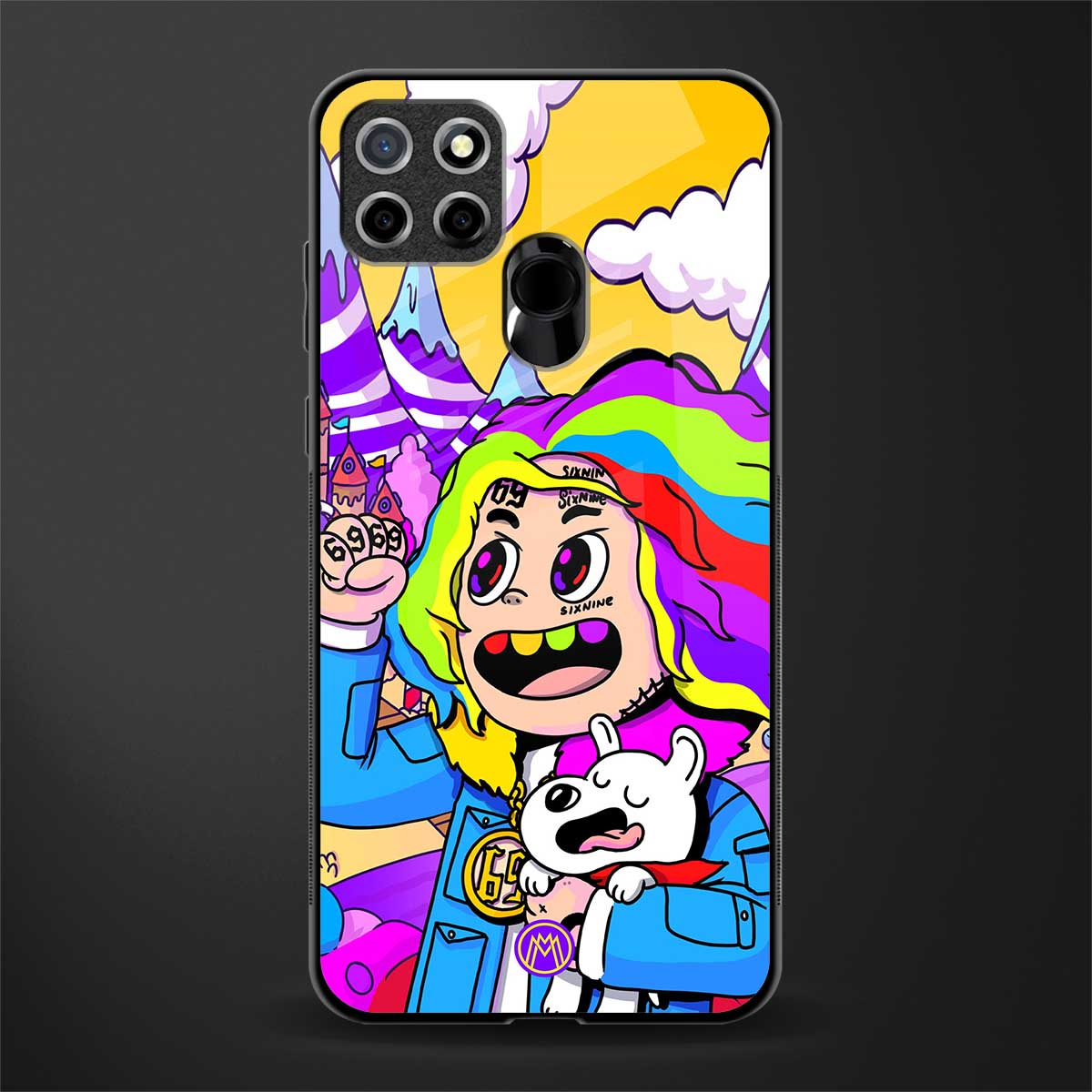 tekashi 6ix9ine glass case for realme narzo 20 image