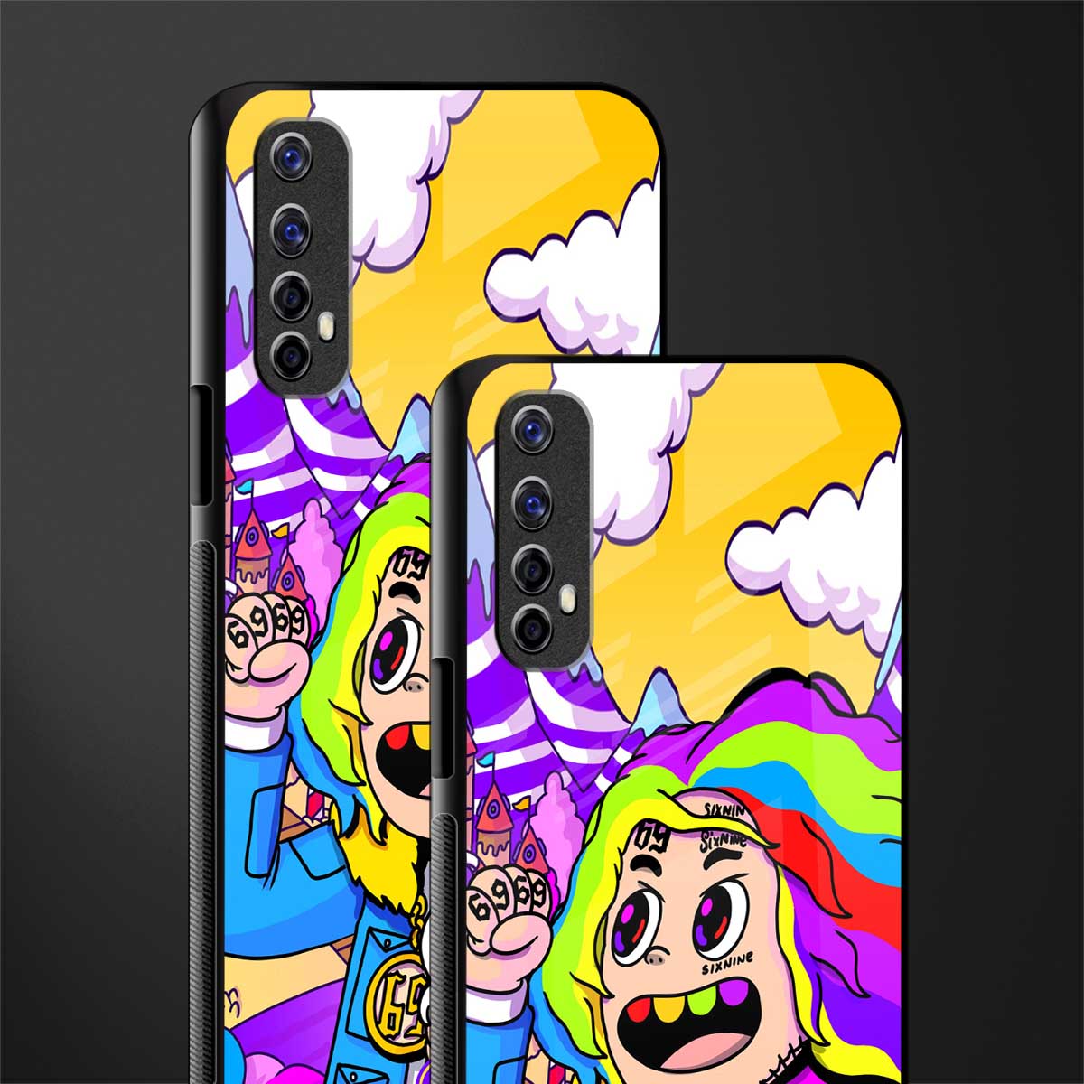 tekashi 6ix9ine glass case for realme 7 image-2