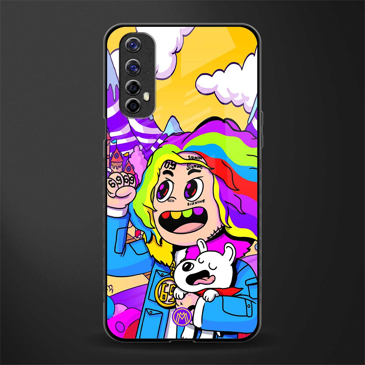 tekashi 6ix9ine glass case for realme 7 image