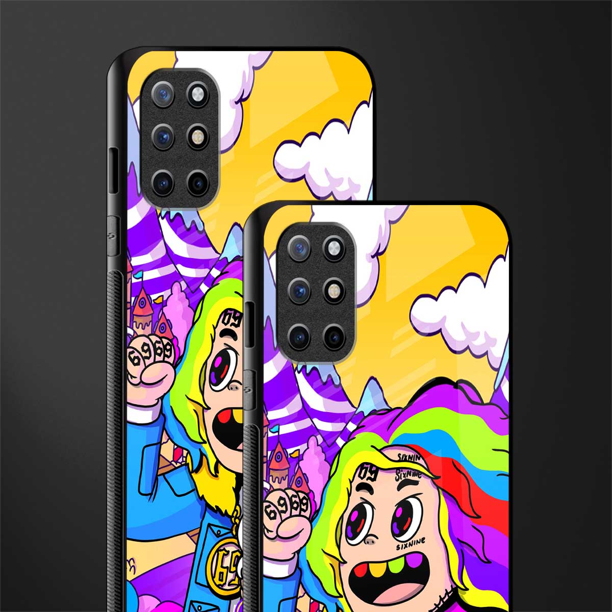 tekashi 6ix9ine glass case for oneplus 8t image-2