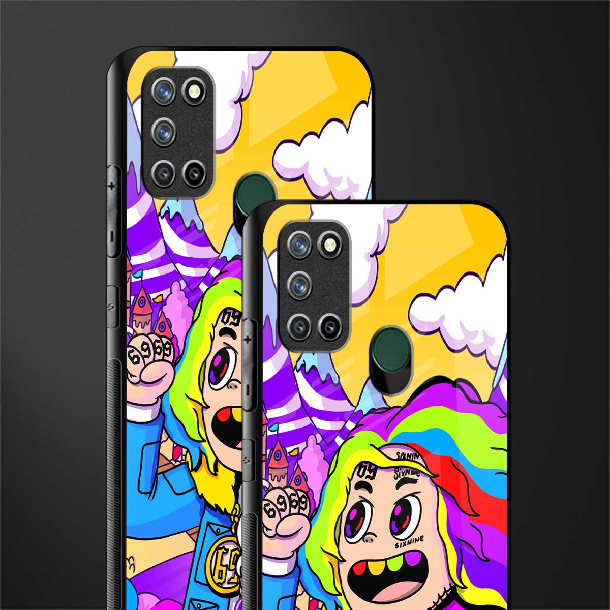 tekashi 6ix9ine glass case for realme 7i image-2
