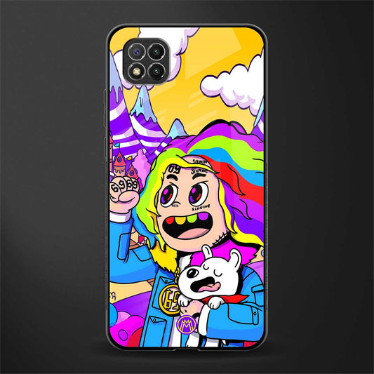 tekashi 6ix9ine glass case for poco c3 image