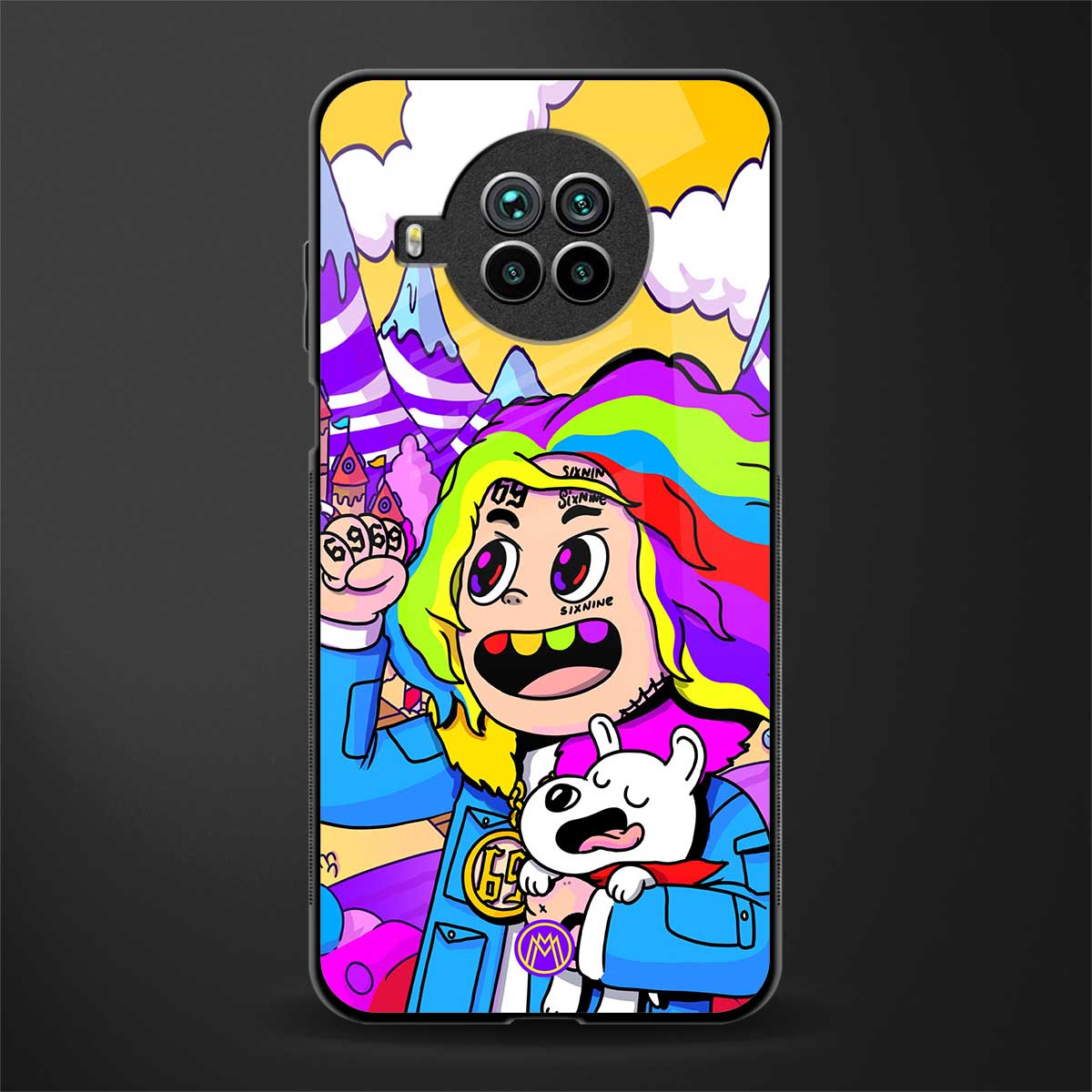 tekashi 6ix9ine glass case for mi 10i image