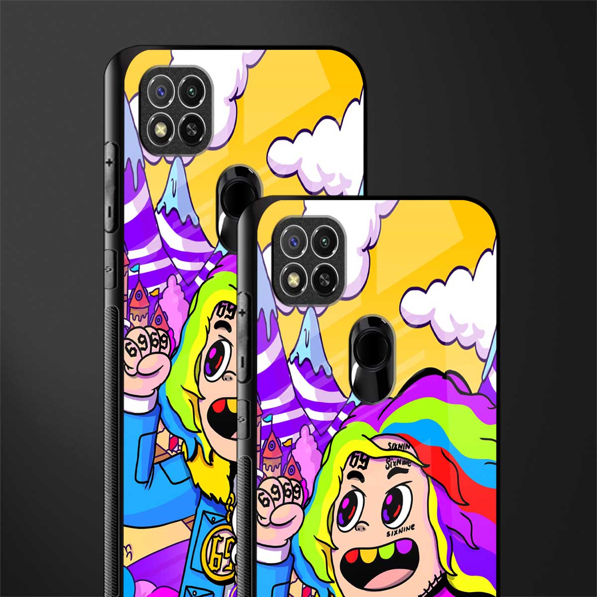 tekashi 6ix9ine glass case for redmi 9c image-2