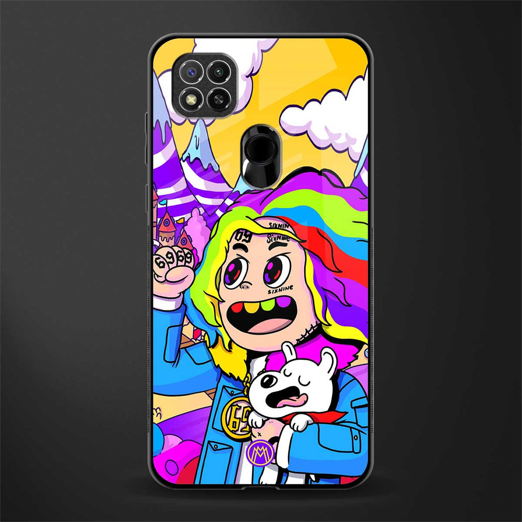 tekashi 6ix9ine glass case for redmi 9c image