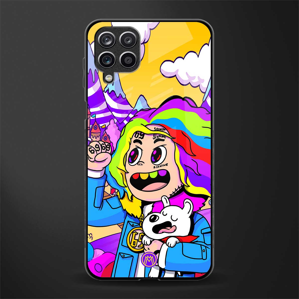 tekashi 6ix9ine glass case for samsung galaxy a12 image