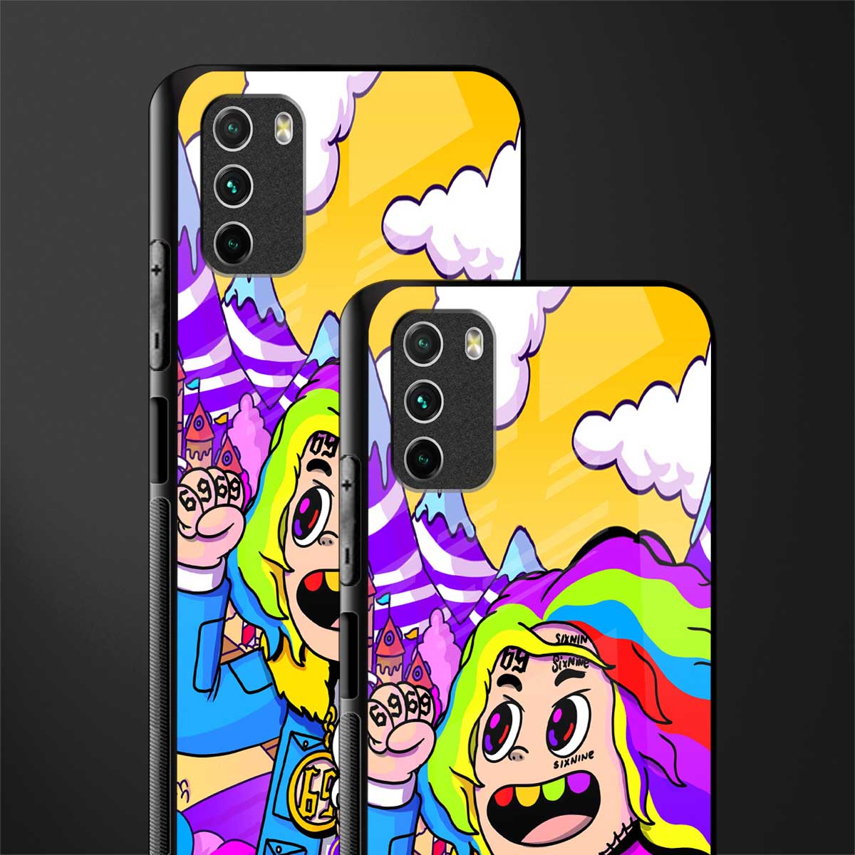 tekashi 6ix9ine glass case for poco m3 image-2