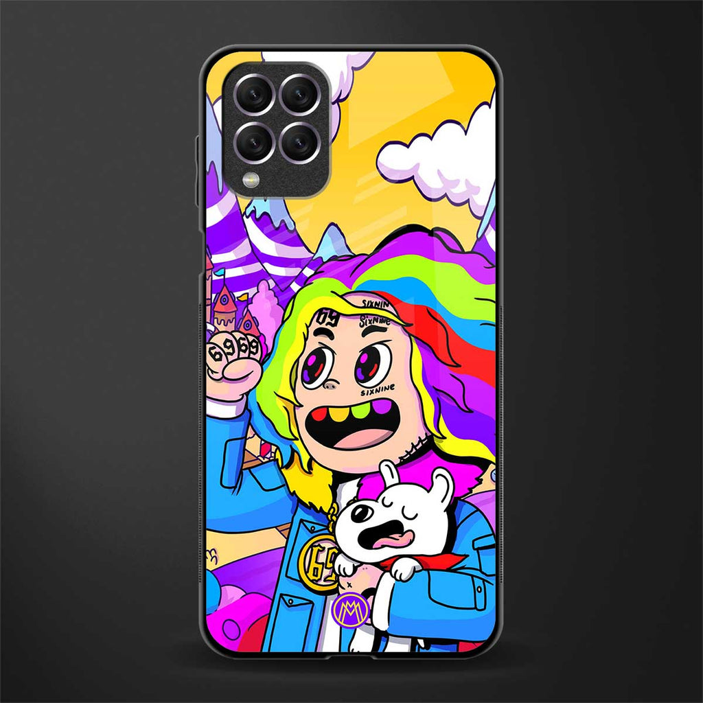 tekashi 6ix9ine glass case for samsung galaxy f62 image