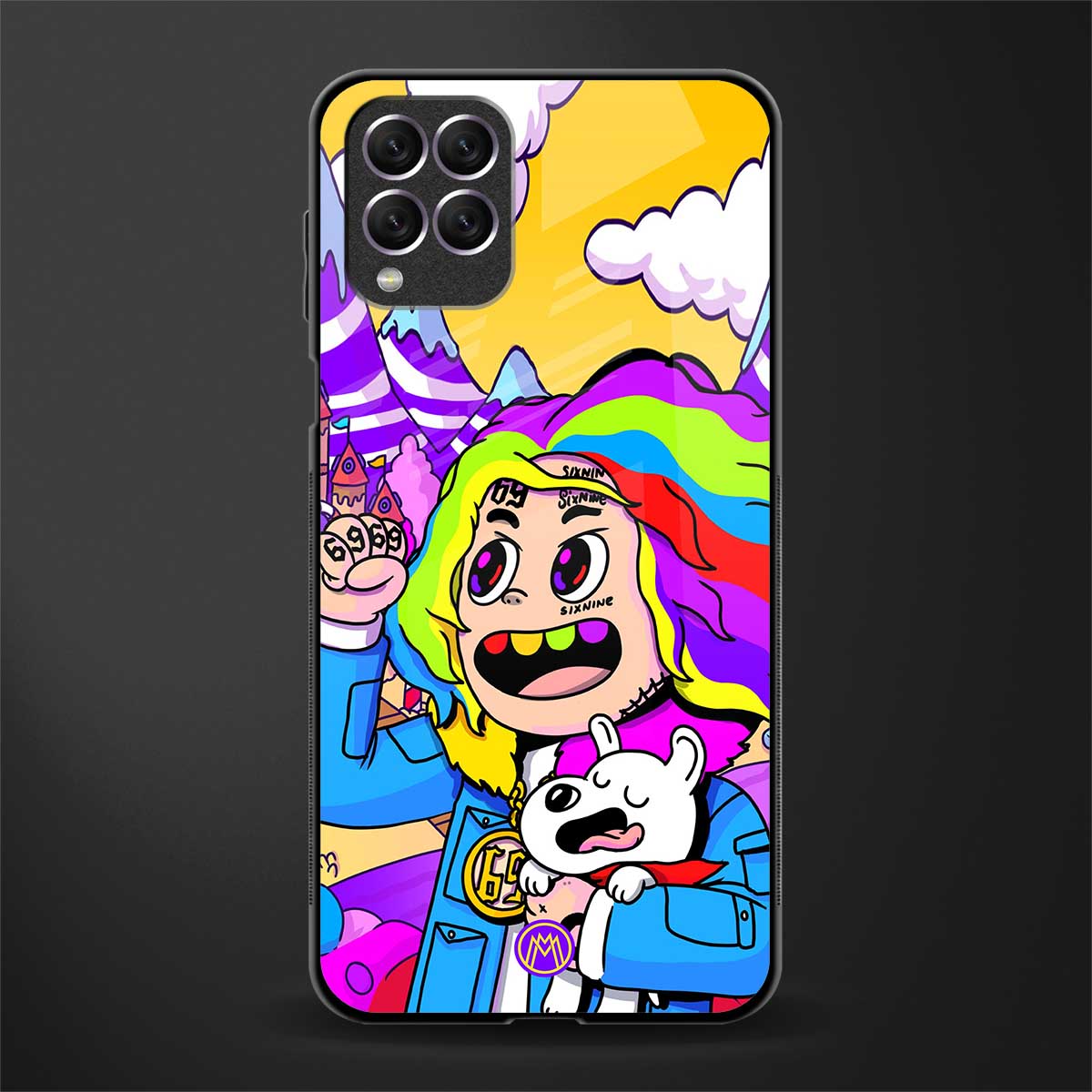 tekashi 6ix9ine glass case for samsung galaxy f62 image