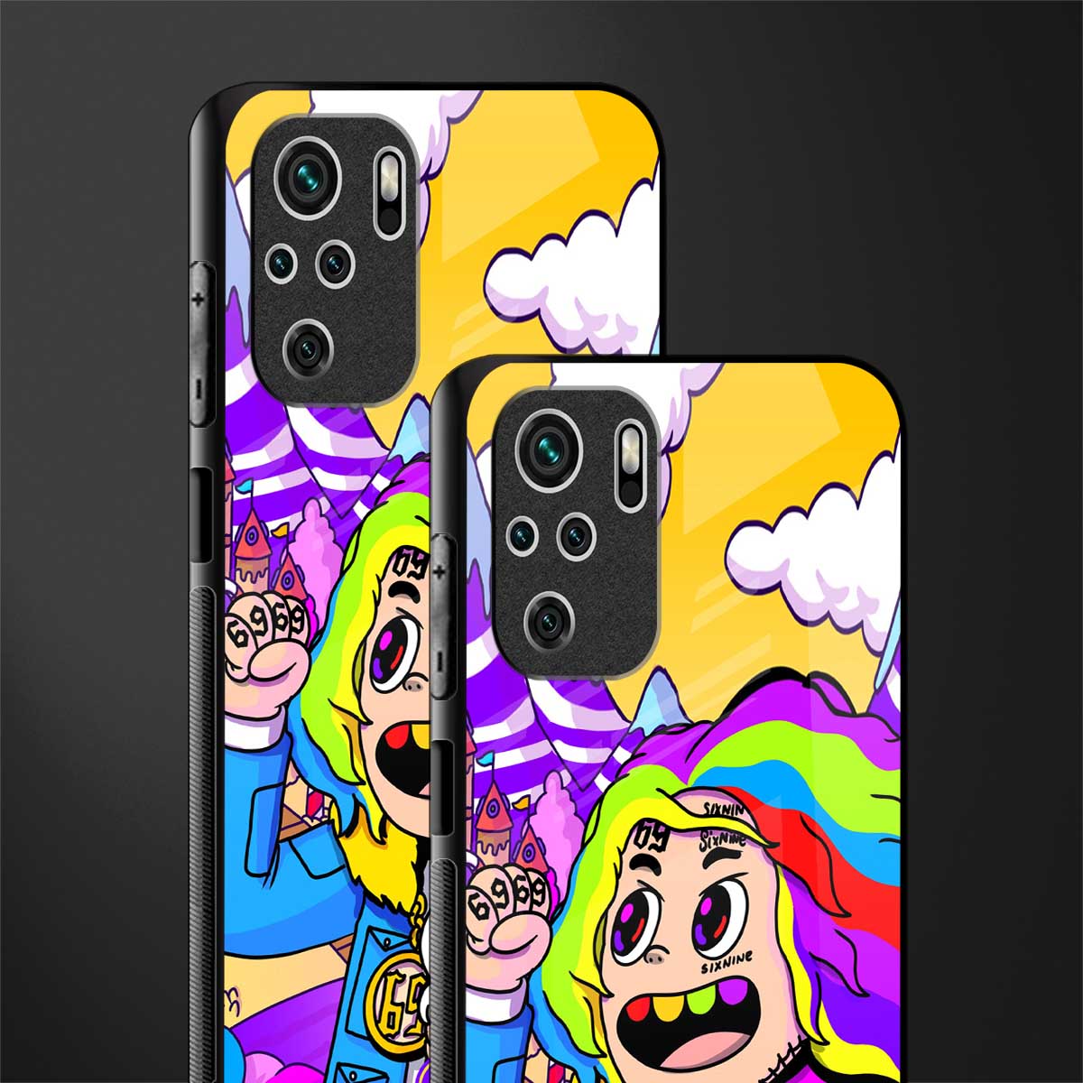 tekashi 6ix9ine glass case for redmi note 10 image-2