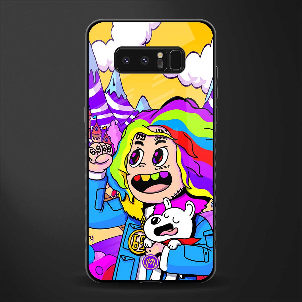 tekashi 6ix9ine glass case for samsung galaxy note 8 image