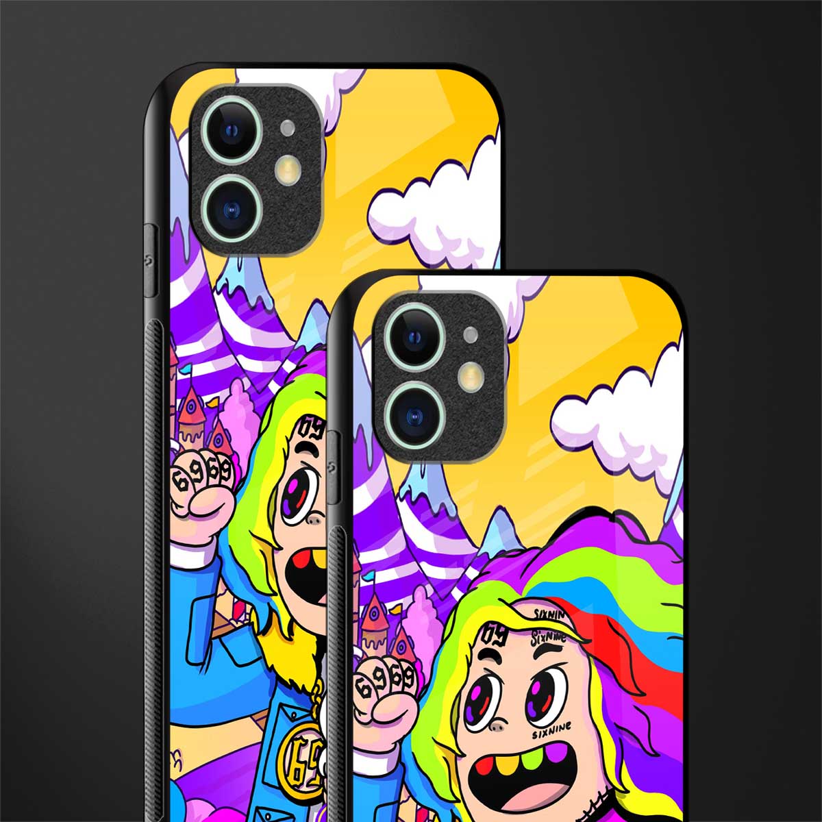 tekashi 6ix9ine glass case for iphone 11 image-2