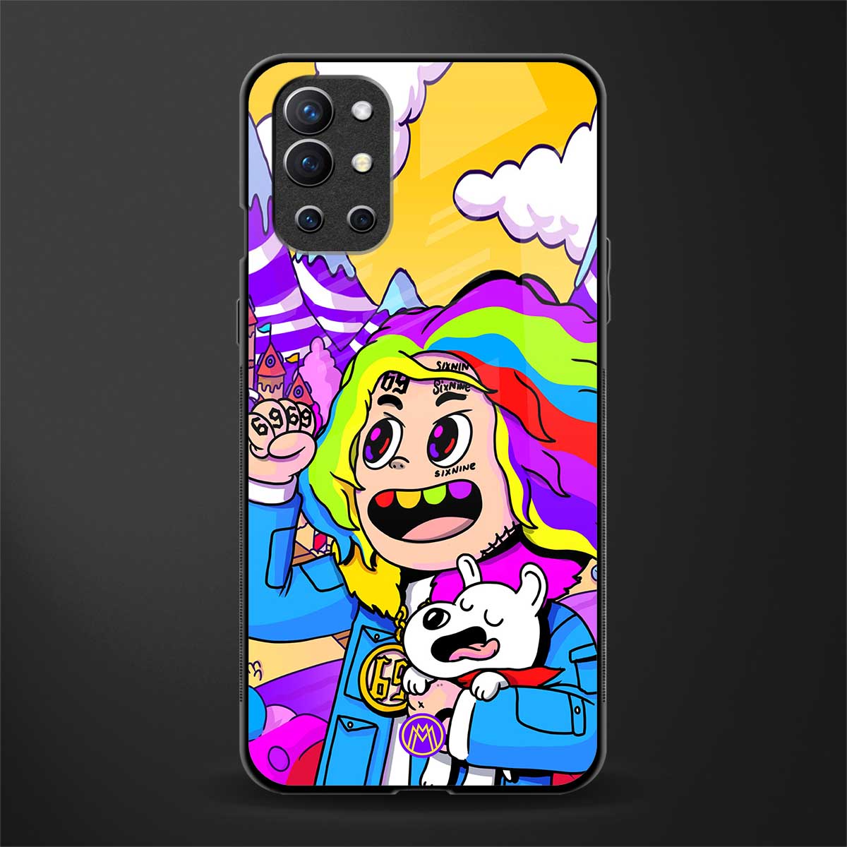 tekashi 6ix9ine glass case for oneplus 9r image