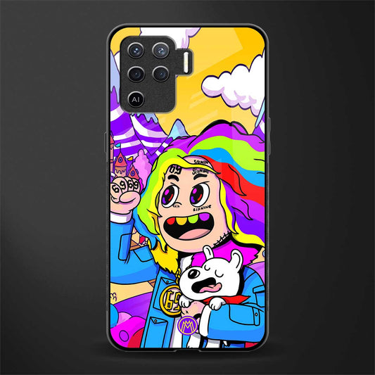 tekashi 6ix9ine glass case for oppo f19 pro image