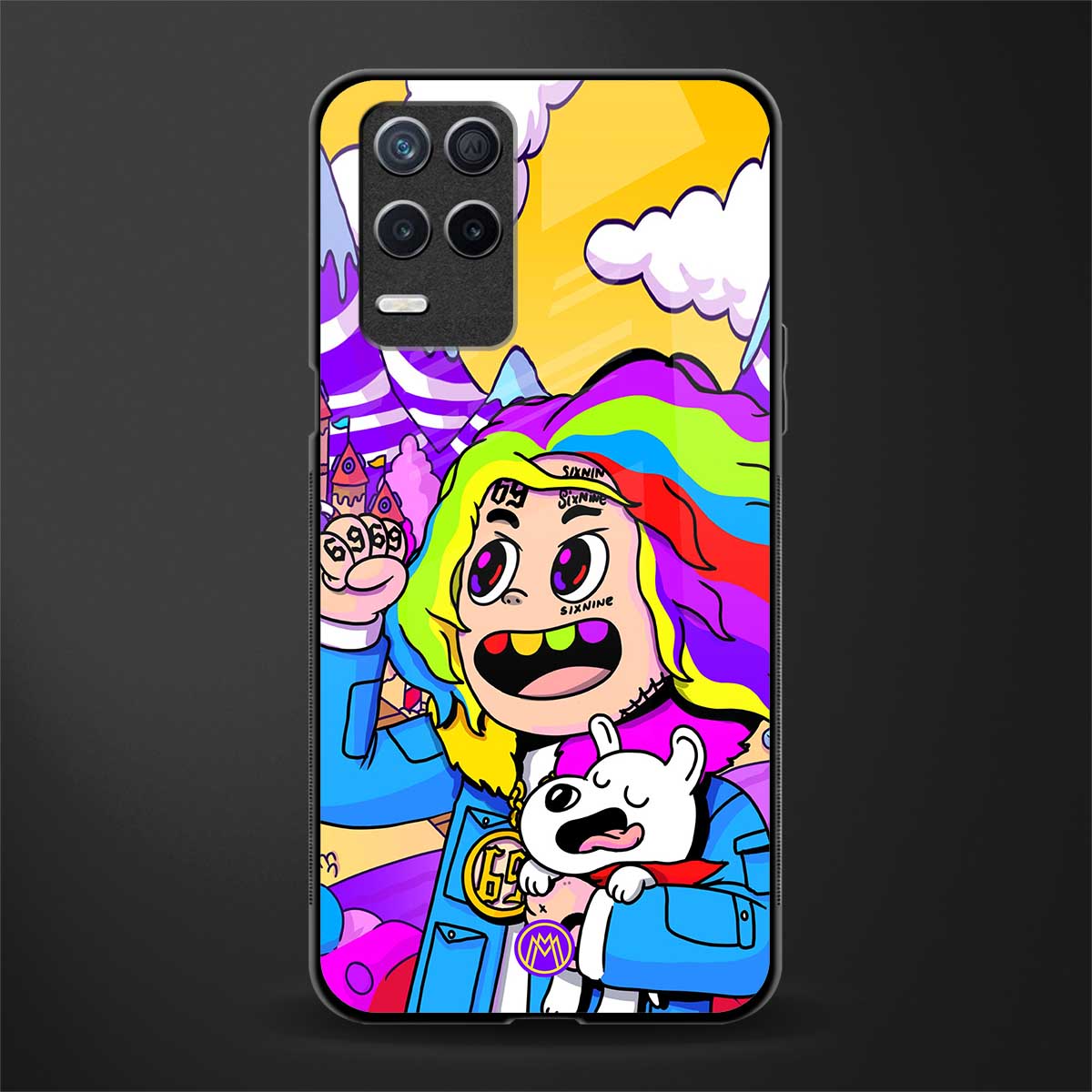 tekashi 6ix9ine glass case for realme narzo 30 5g image