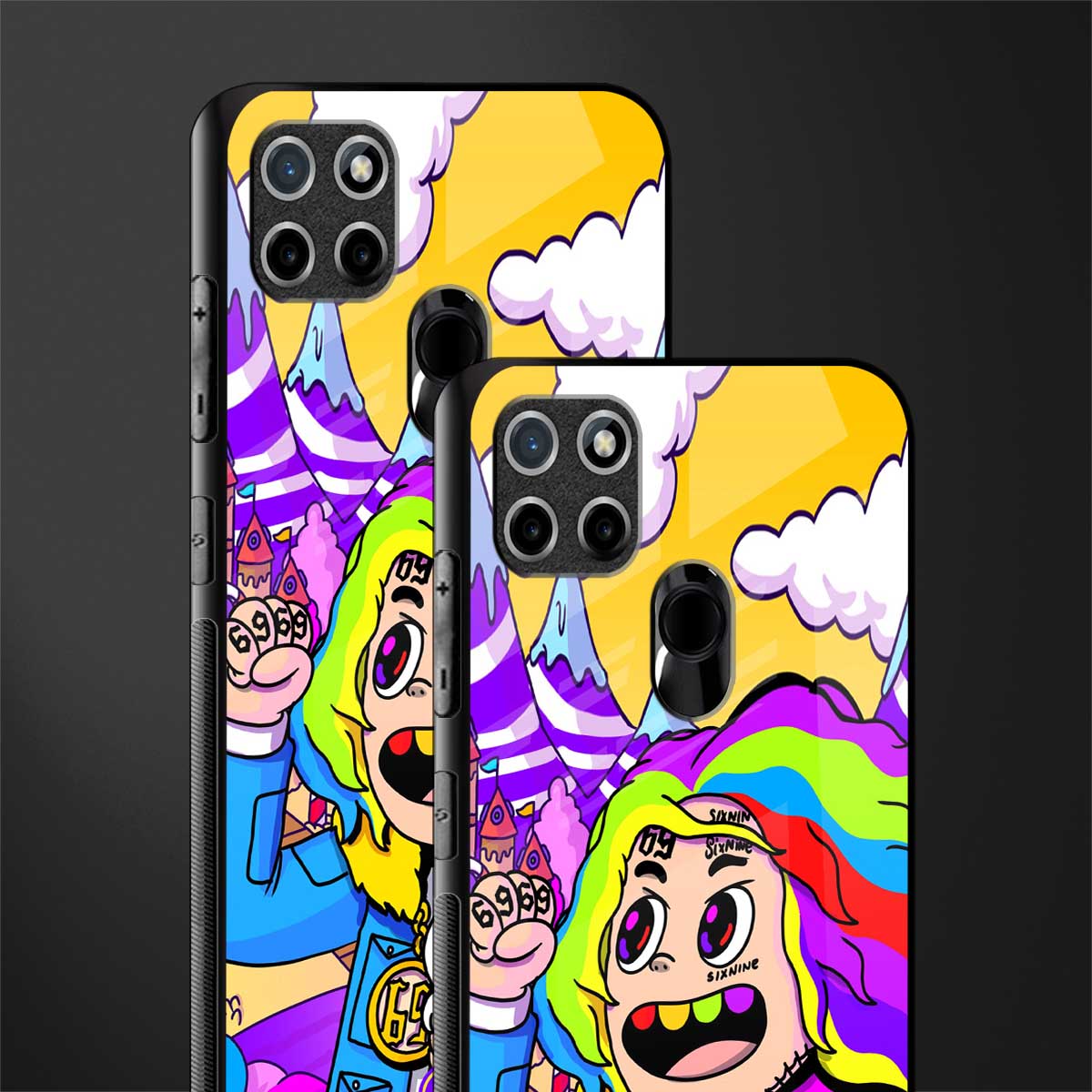 tekashi 6ix9ine glass case for realme c21 image-2