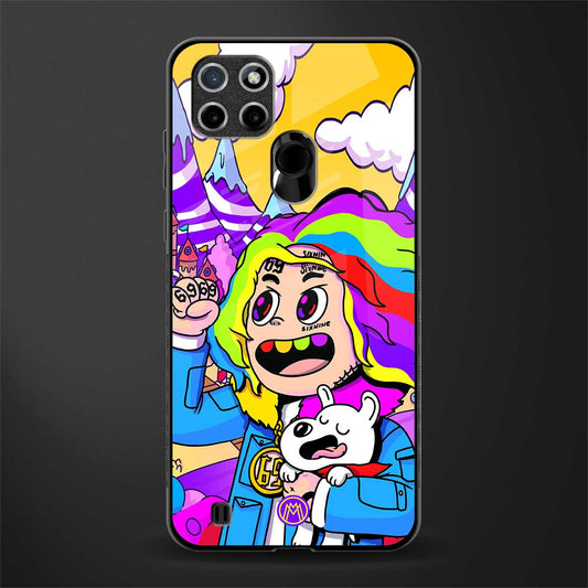 tekashi 6ix9ine glass case for realme c21 image