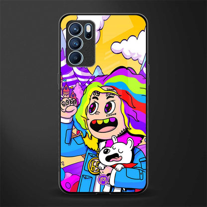 tekashi 6ix9ine glass case for oppo reno6 5g image