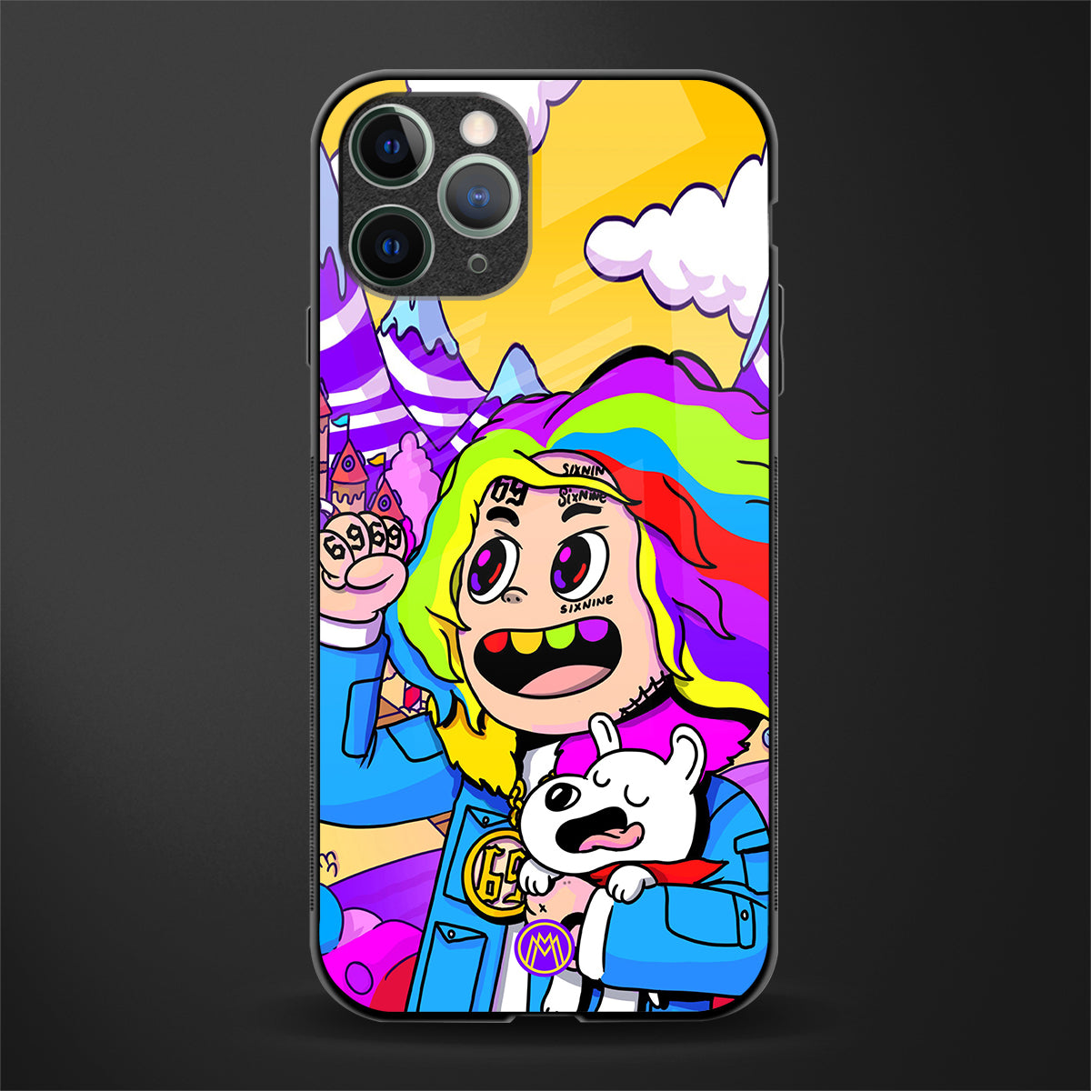 tekashi 6ix9ine glass case for iphone 11 pro image