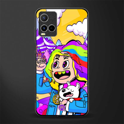 tekashi 6ix9ine glass case for vivo y21 image