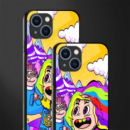 tekashi 6ix9ine glass case for iphone 13 image-2