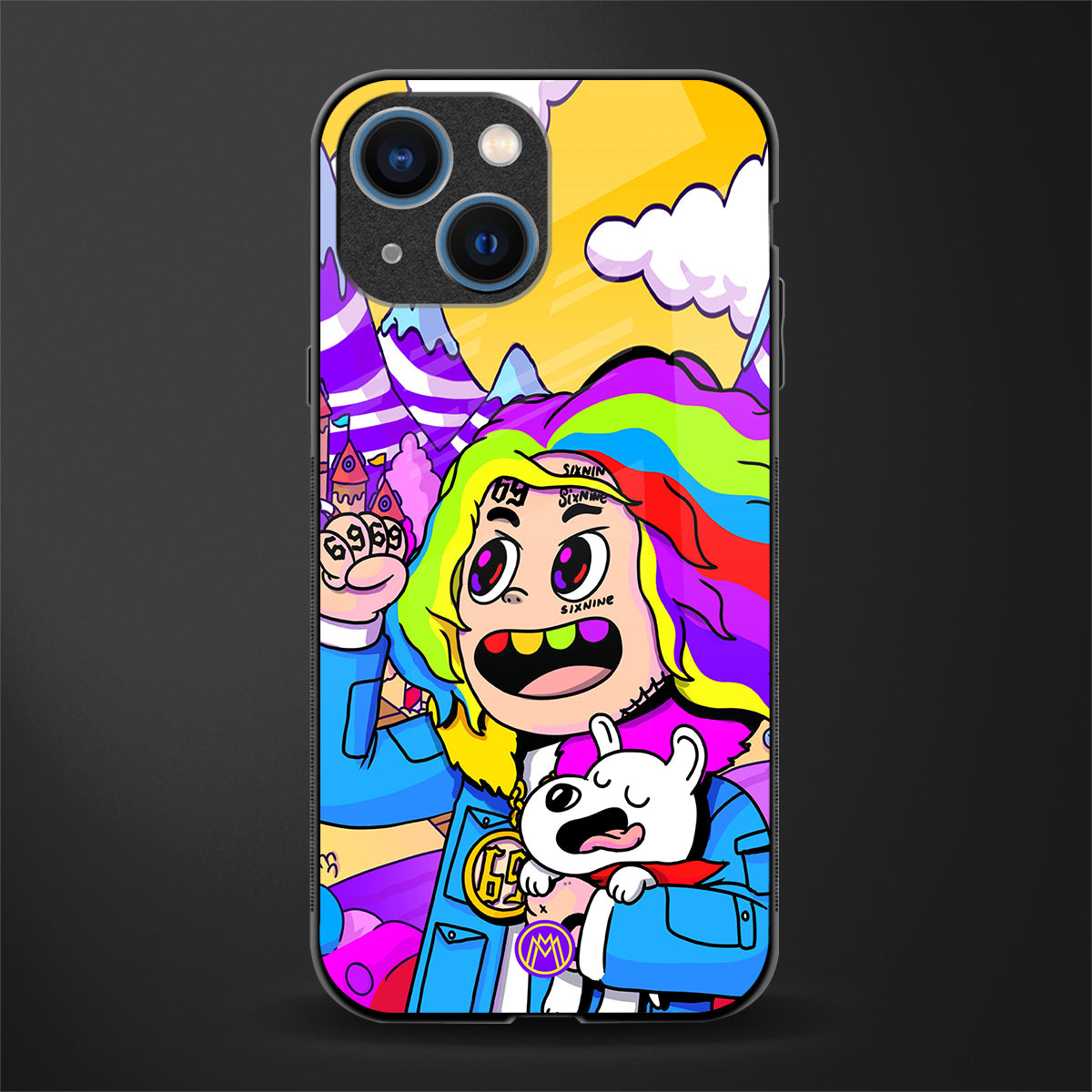 tekashi 6ix9ine glass case for iphone 13 mini image