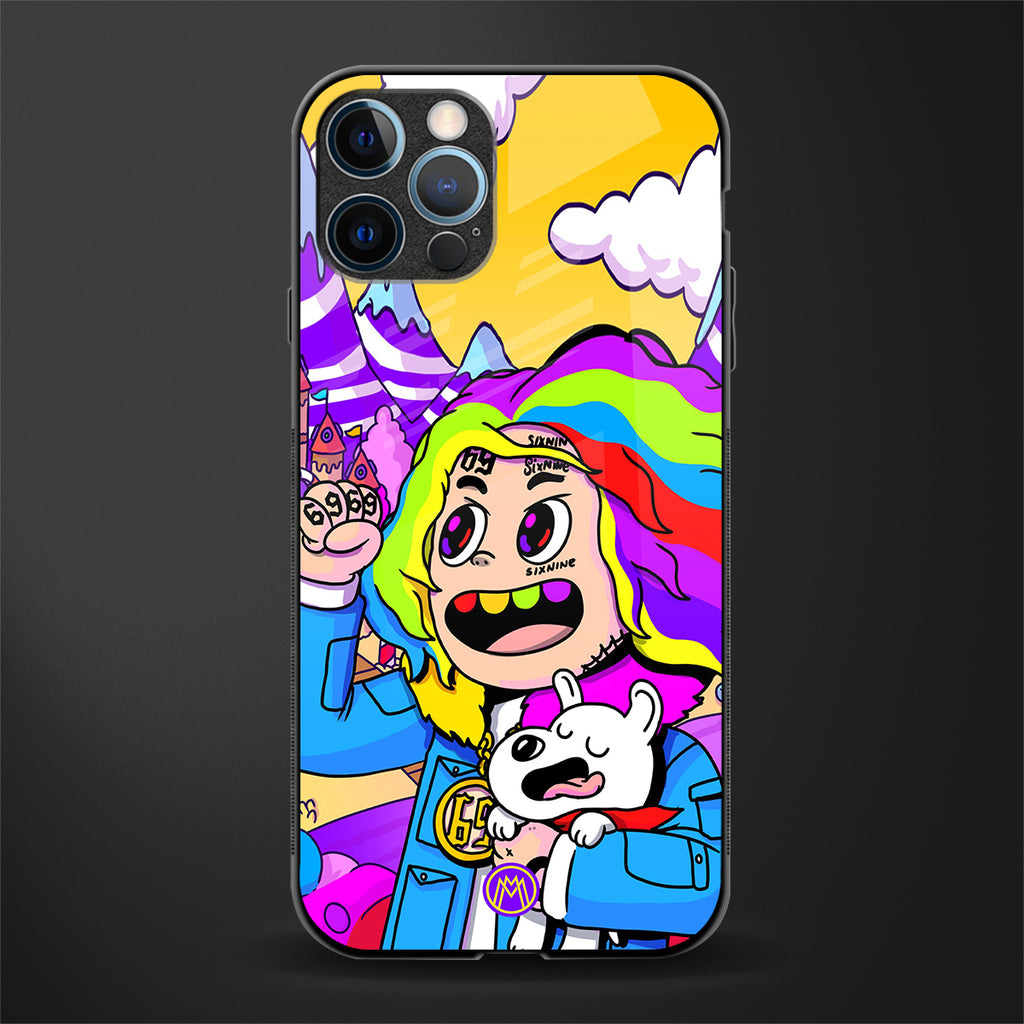 tekashi 6ix9ine glass case for iphone 12 pro max image
