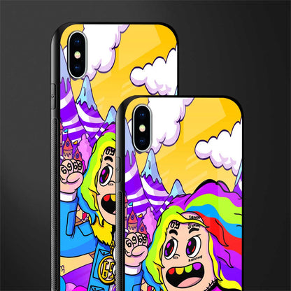 tekashi 6ix9ine glass case for iphone xs max image-2