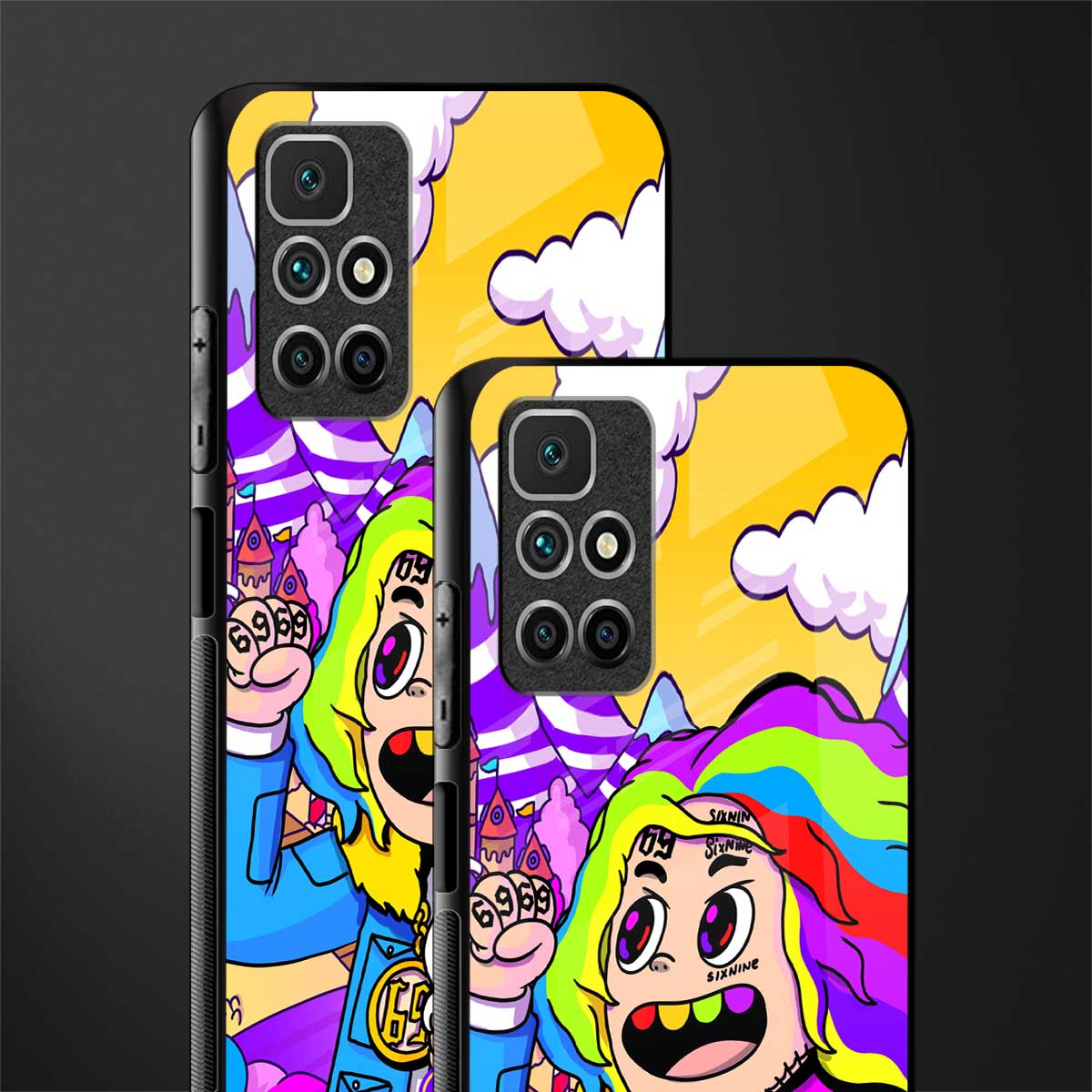 tekashi 6ix9ine glass case for redmi 10 prime image-2