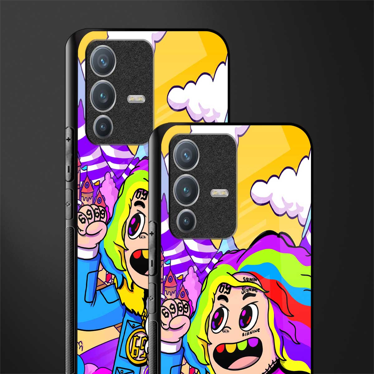 tekashi 6ix9ine glass case for vivo v23 pro 5g image-2