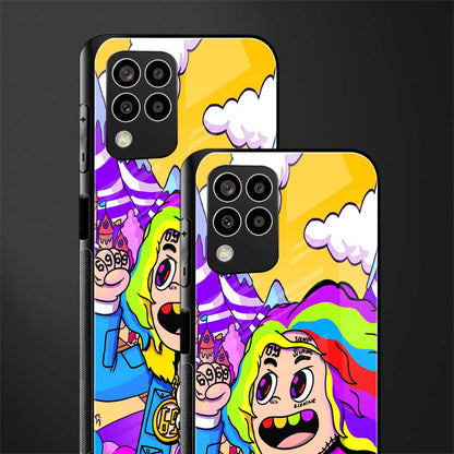 tekashi 6ix9ine back phone cover | glass case for samsung galaxy m33 5g