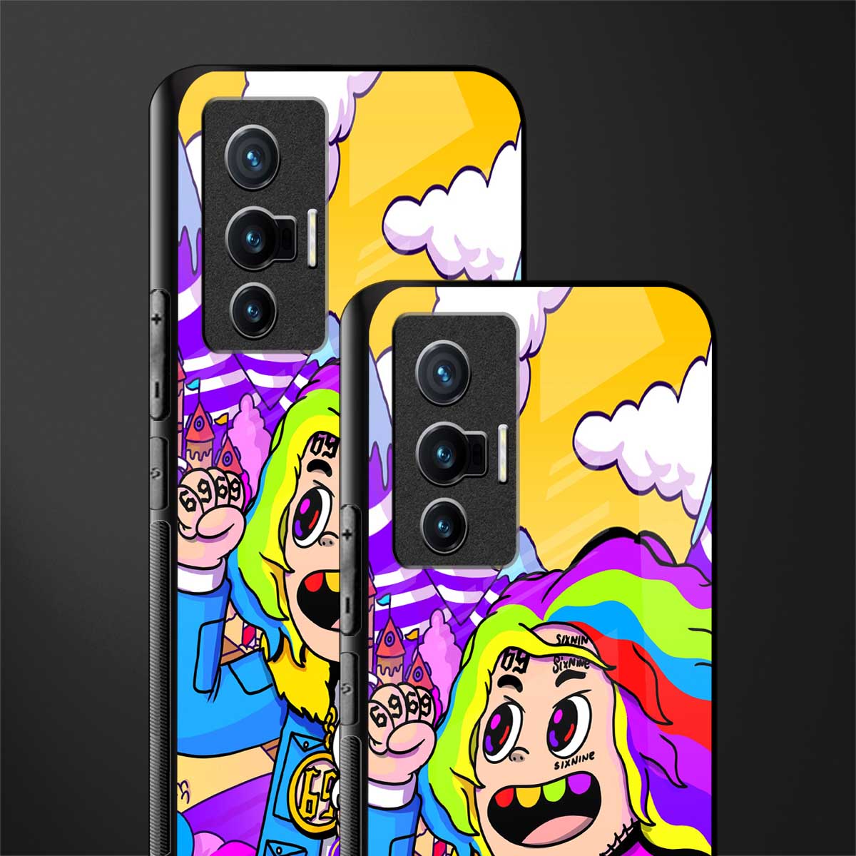 tekashi 6ix9ine glass case for vivo x70 image-2