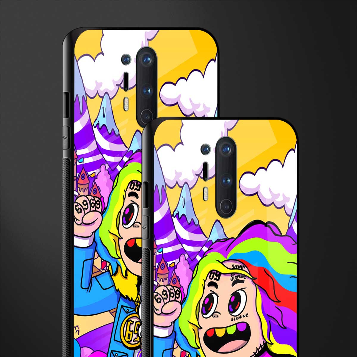 tekashi 6ix9ine glass case for oneplus 8 pro image-2