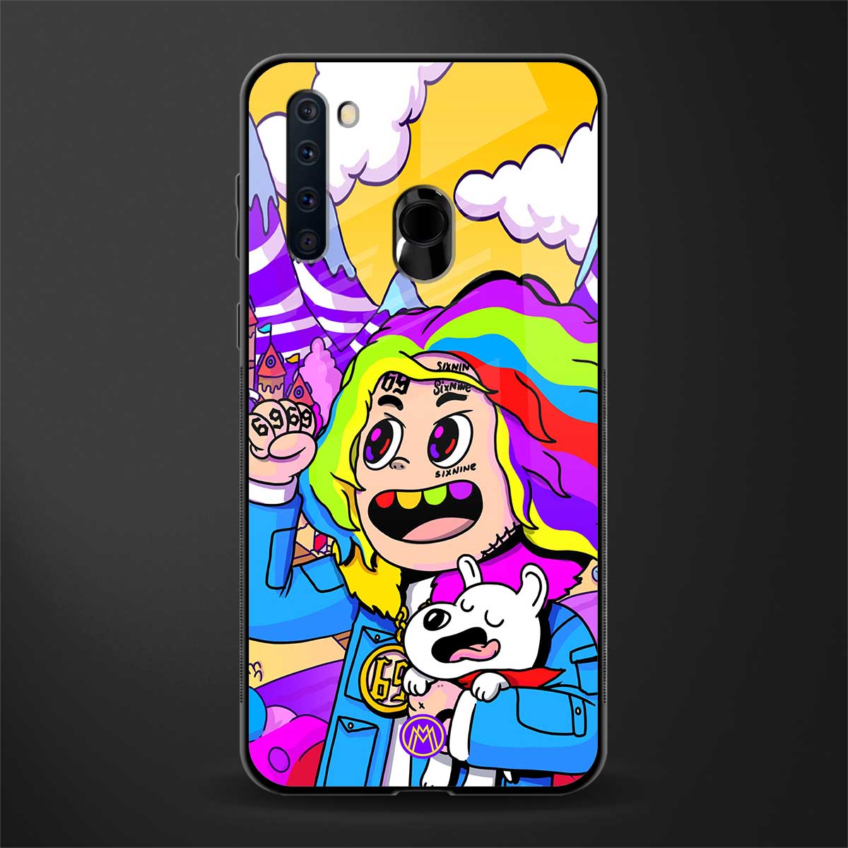 tekashi 6ix9ine glass case for samsung a21 image