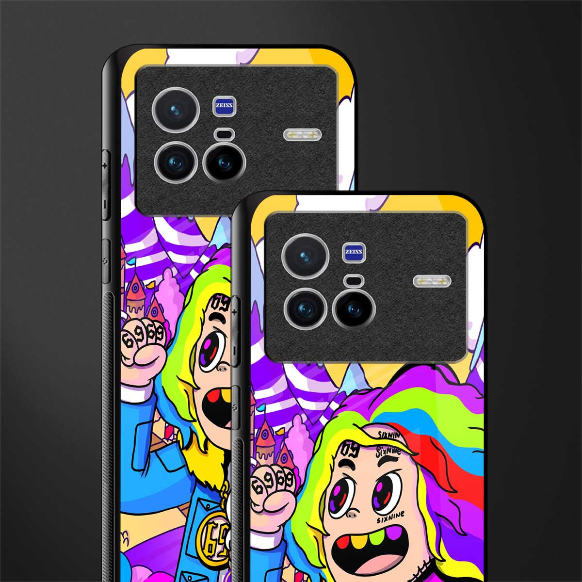 tekashi 6ix9ine glass case for vivo x80 image-2