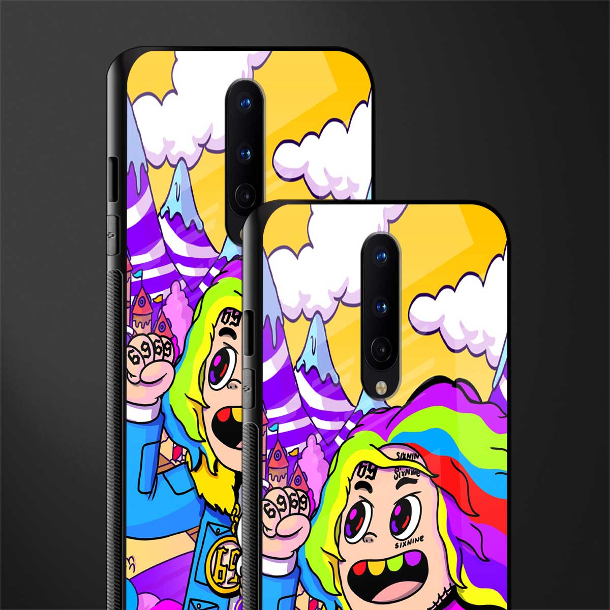tekashi 6ix9ine glass case for oneplus 8 image-2