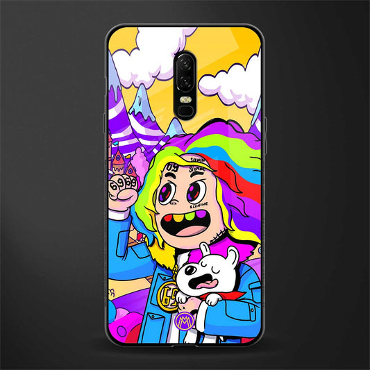 tekashi 6ix9ine glass case for oneplus 6 image