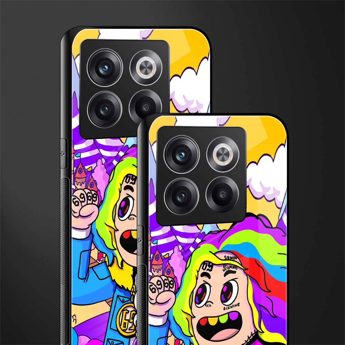 tekashi 6ix9ine back phone cover | glass case for oneplus 10t