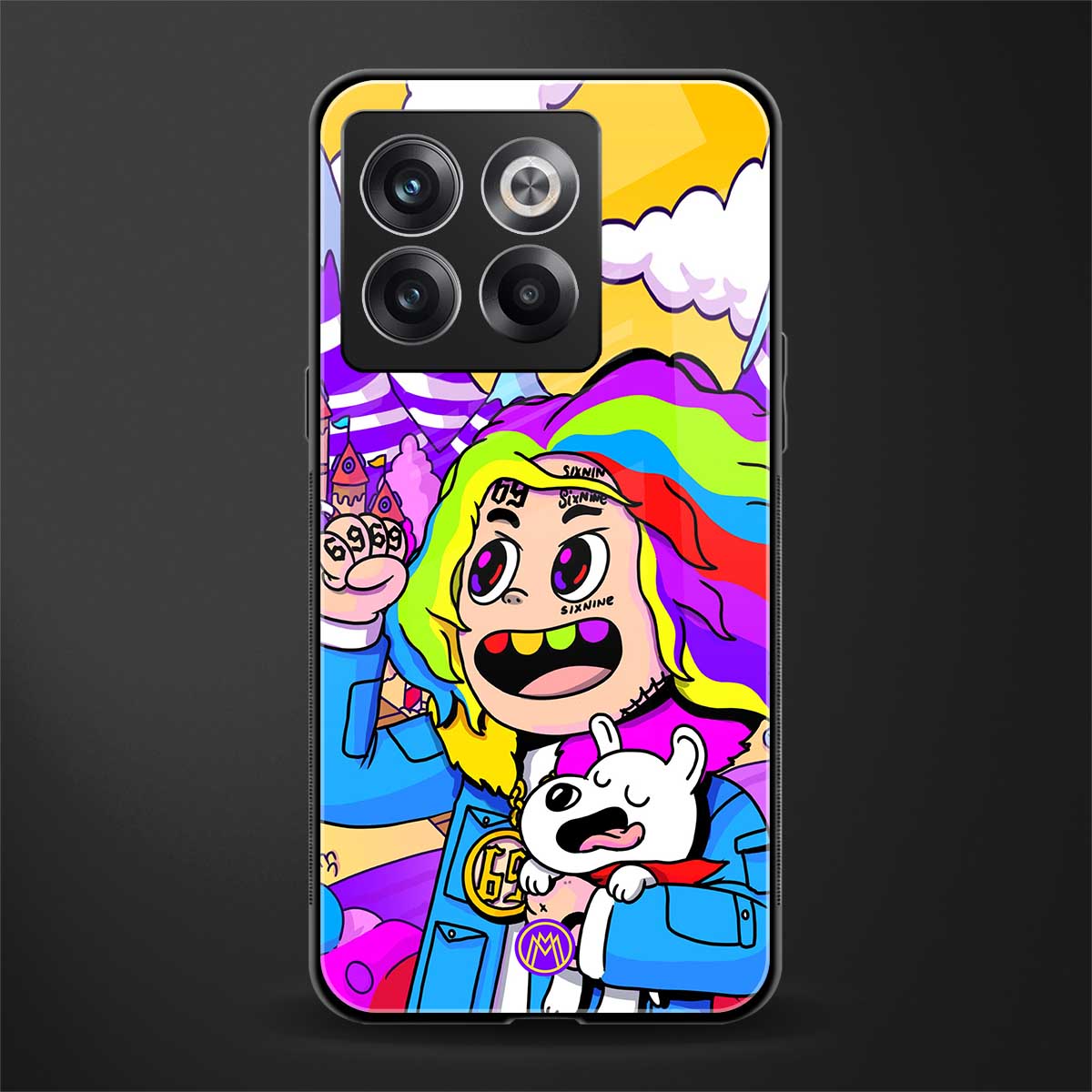 tekashi 6ix9ine back phone cover | glass case for oneplus 10t